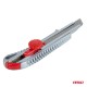 Cutter universal din aluminiu cu mâner 100 × 18 × 0.5 mm AMIO-04815 Cutter universal din aluminiu cu mâner 100 × 18 × 0.5 mm AMIO-04815