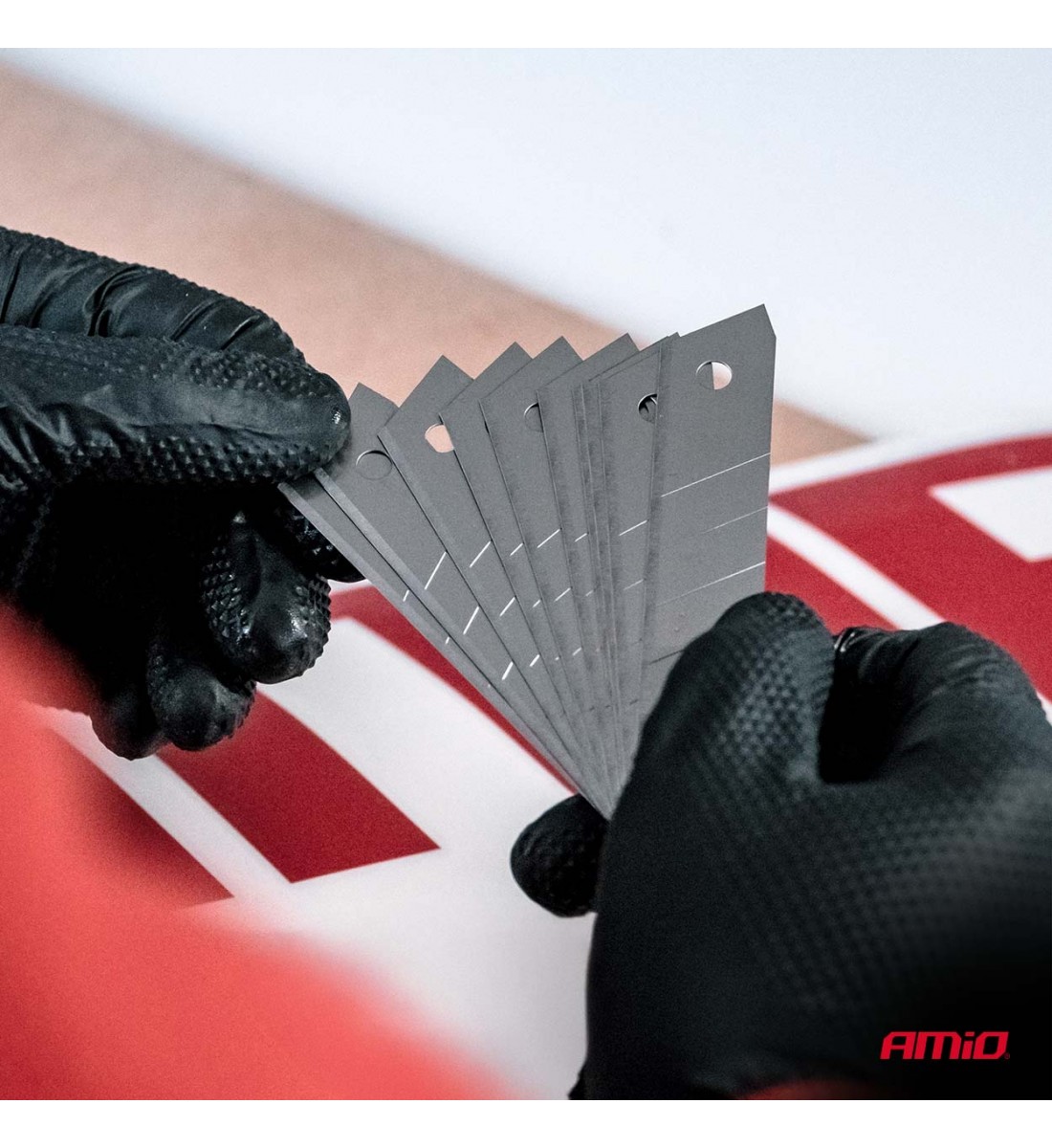 Set lame din oțel carbon 100 × 18 × 0.5 mm 10 buc AMIO-04819
