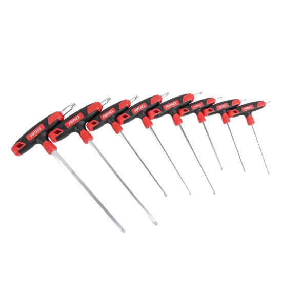 Set chei Torx cu mâner în T, 8 buc. AMIO-04827