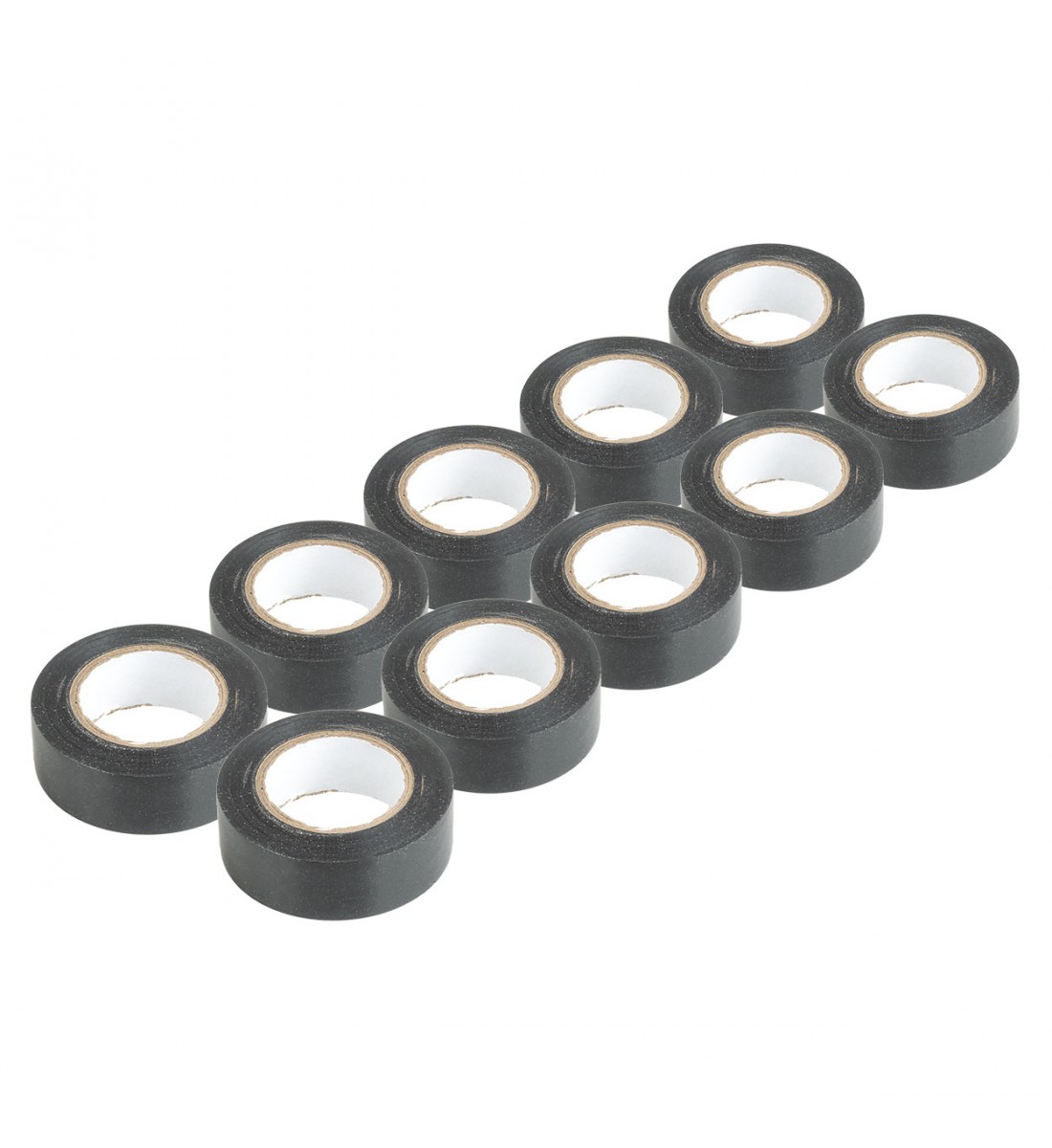 Benzi izolatoare din PVC set de 10 negre 19mm x 20m x 0.13mm AMIO-04844 Benzi izolatoare din PVC set de 10 negre 19mm x 20m x 0.13mm AMIO-04844