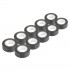 Benzi izolatoare din PVC set de 10 negre 19mm x 20m x 0.13mm AMIO-04844