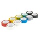 Benzi izolatoare colorate, set de 10, 18 mm x 5,5 m x 0,13 mm, AMIO-04846 Benzi izolatoare colorate, set de 10, 18 mm x 5,5 m x 0,13 mm, AMIO-04846