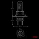 Becuri auto LED F26 PRO LumiTec LIMITED +130% DUO FULL CANBUS H4 H19 12V 24V AMIO-04871