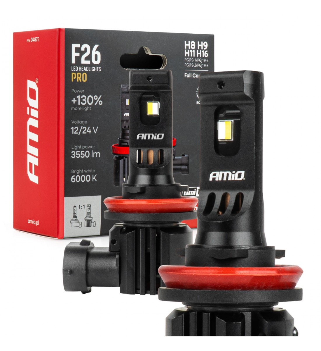 Becuri auto LED F26 PRO LumiTec LIMITED +130% DUO FULL CANBUS H8 H9 H11 H16 12V 24V AMIO-04873 Becuri auto LED F26 PRO LumiTec LIMITED +130% DUO FULL CANBUS H8 H9 H11 H16 12V 24V AMIO-04873