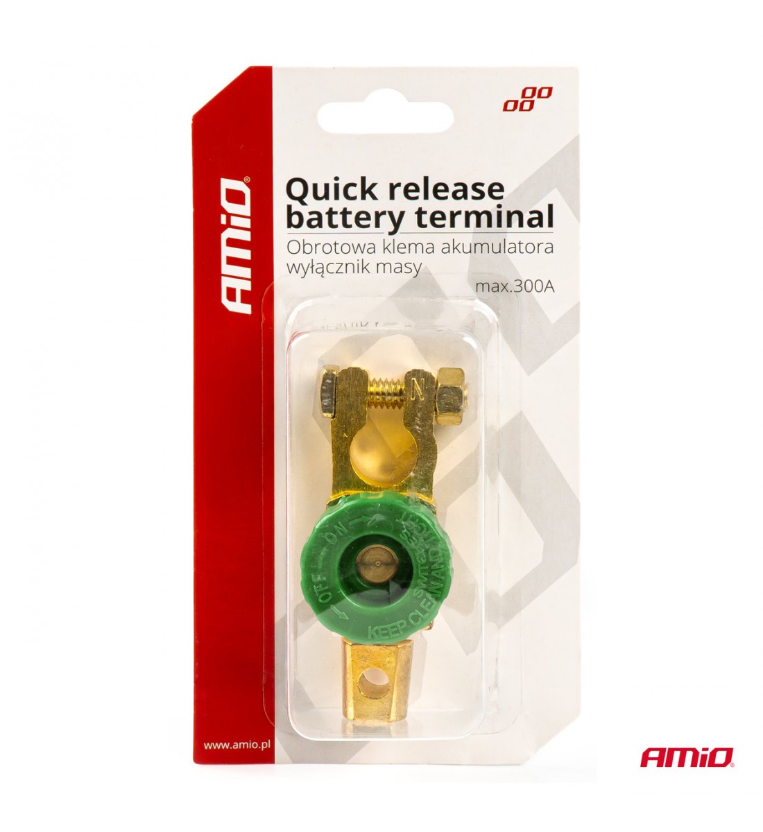 Borna baterie cu eliberare rapida max.300A