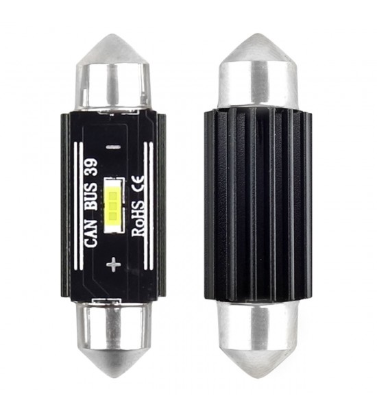 LED Sofit 1SMD UltraBright Festoon C5W C10W C3W 39mm Alb 12V/24V LED Sofit 1SMD UltraBright Festoon C5W C10W C3W 39mm Alb 12V/24V