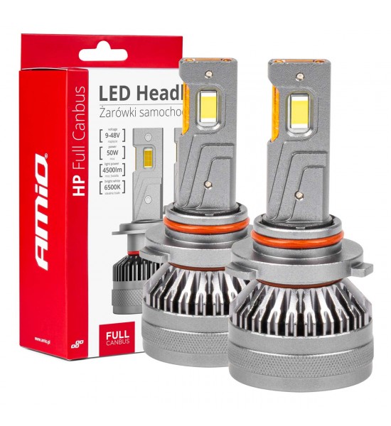 Set Becuri auto  seria HP Full Canbus HB3 9005 6500K AMIO-03678 Set Becuri auto  seria HP Full Canbus HB3 9005 6500K AMIO-03678