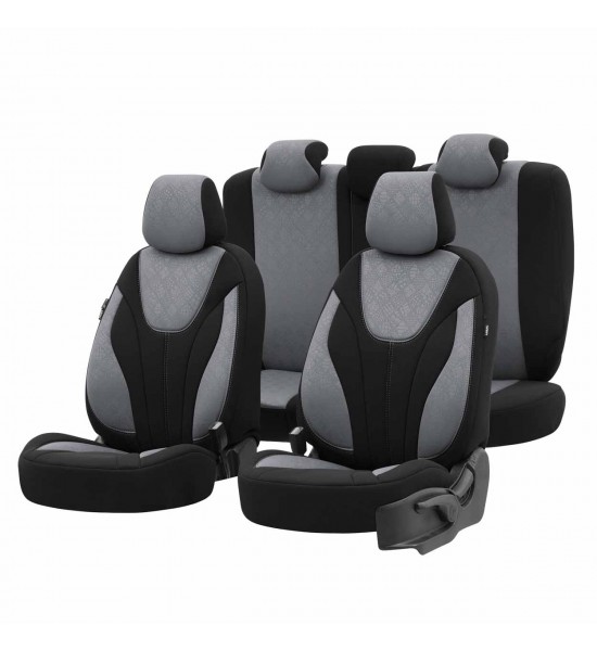 Set huse scaun auto OTOM RUBY 1202 GRI/NEGRU 3-FERMOARE Set huse scaun auto OTOM RUBY 1202 GRI/NEGRU 3-FERMOARE
