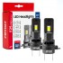 Becuri auto LED seria F25 PRO NEGRU FULL CANBUS H7 68W 12V 24V AMIO-04720