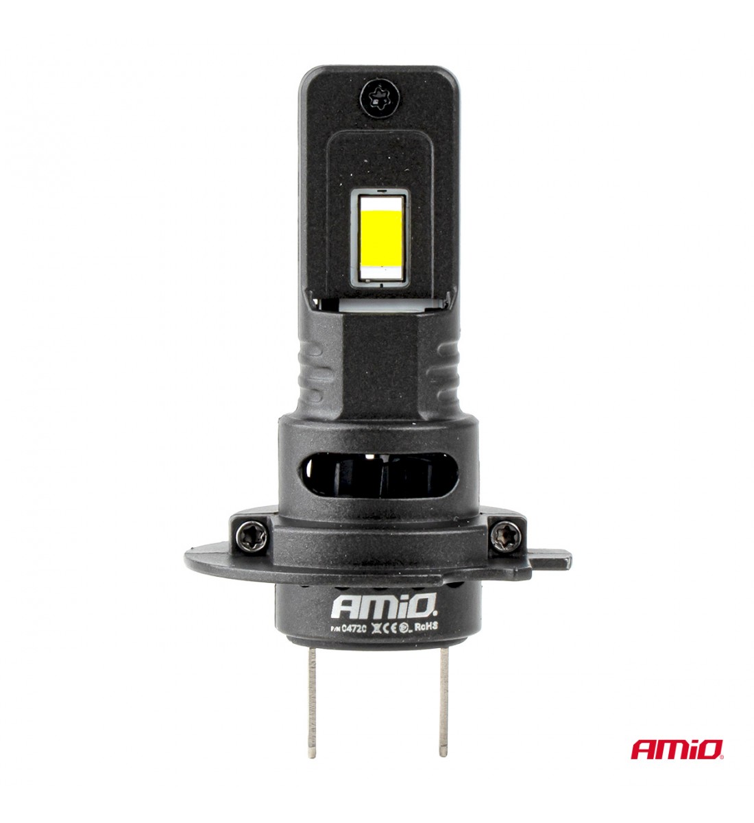 Becuri auto LED seria F25 PRO NEGRU FULL CANBUS H7 68W 12V 24V AMIO-04720