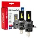 Set becuriLED Seria F25 PRO NEGRE FULL CANBUS H4 H19 70W 12V 24V AMIO-04719