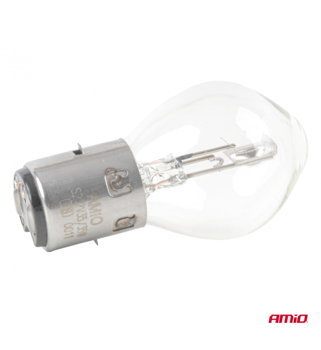 Bec cu halogen S2 12V 35/35W BA20d blister AMIO-04919 Bec cu halogen S2 12V 35/35W BA20d blister AMIO-04919