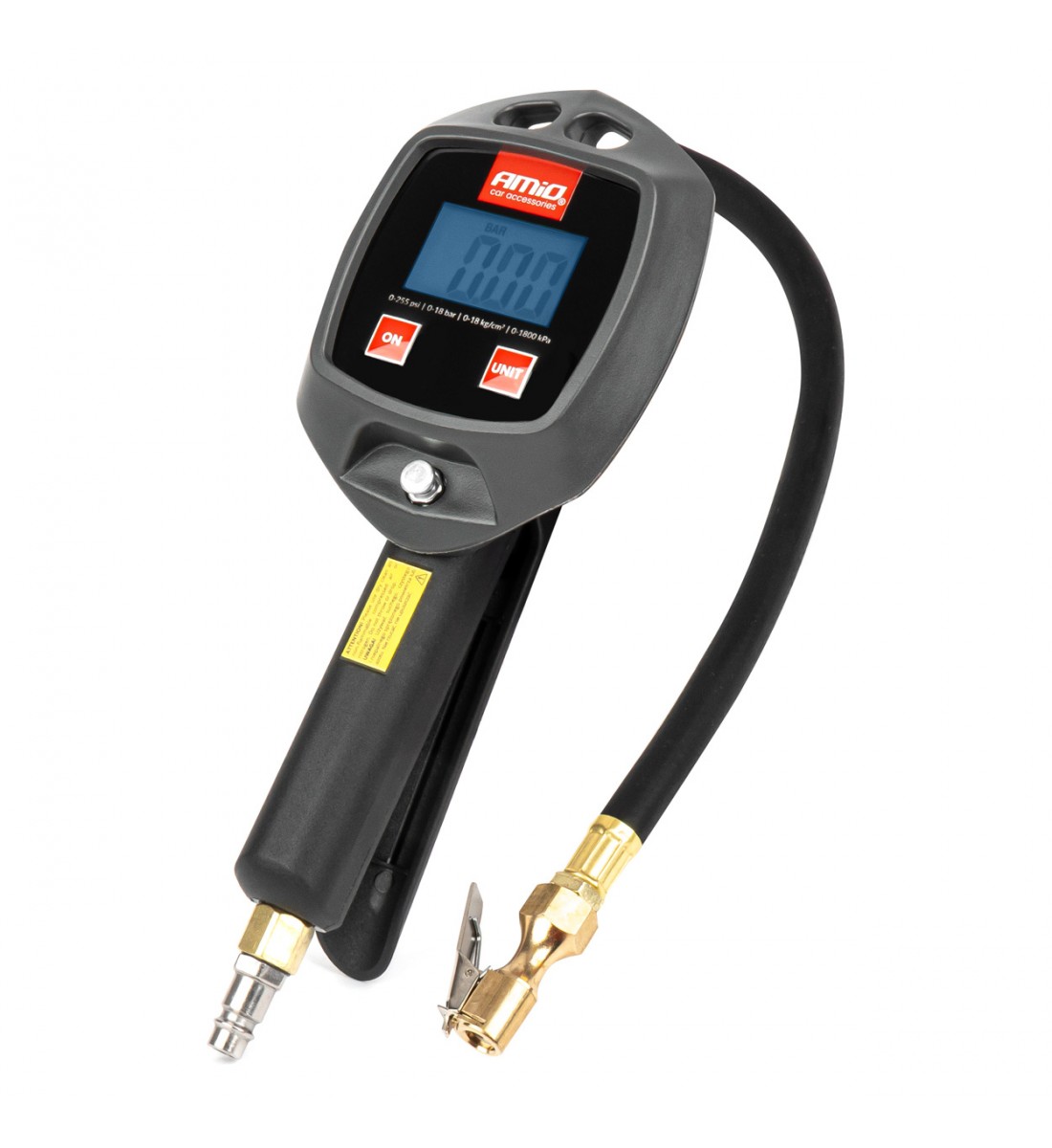 Pistol de umflat cu manometru digital 18 bar AMIO-04482