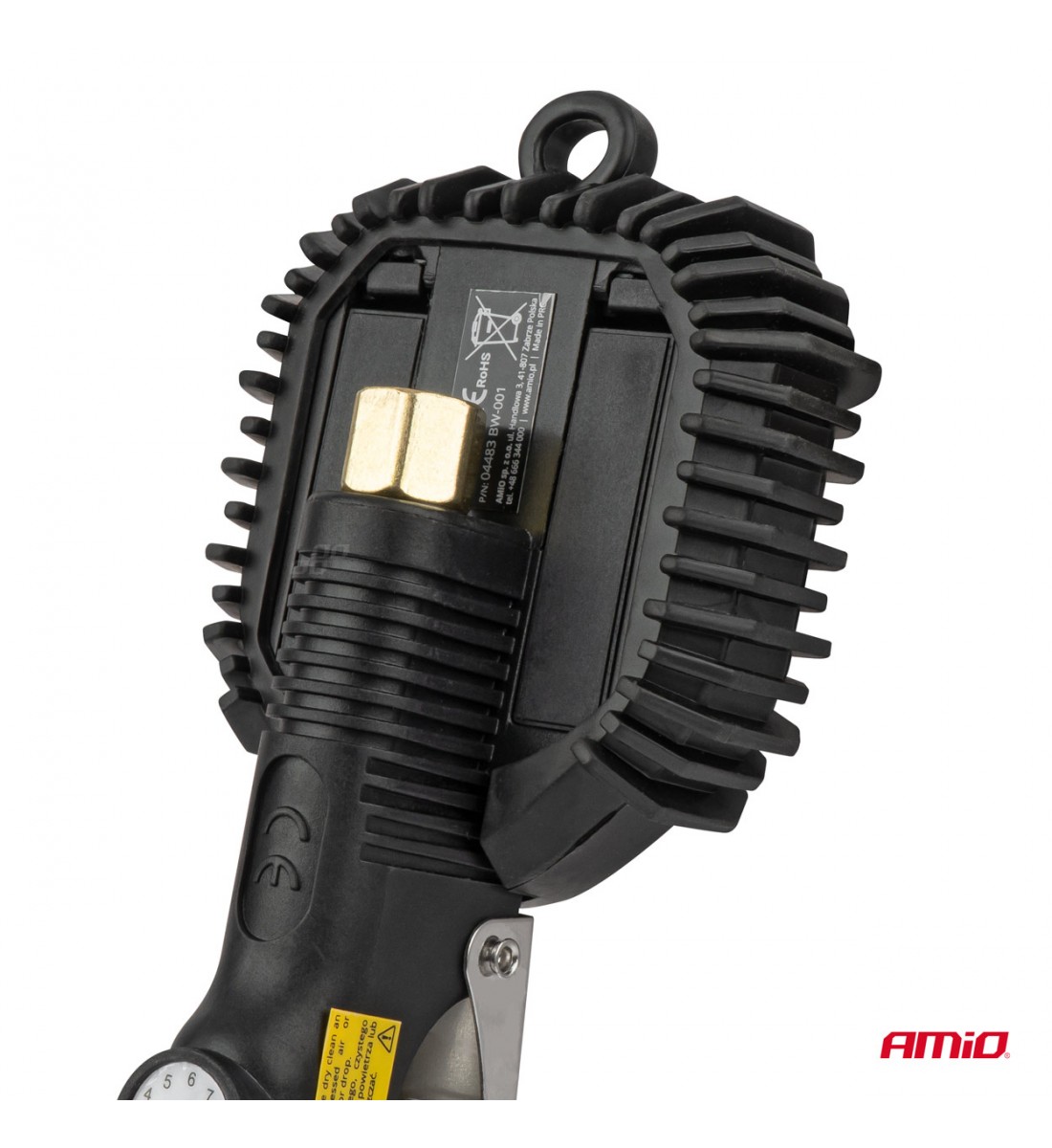 Pistol de umflat cu manometru digital 16 bar AMIO-04483