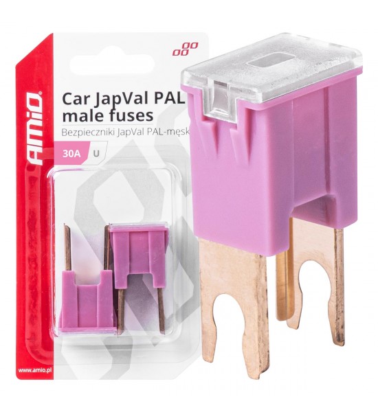 Siguranțe auto JAPVAL PAL tată 2 buc. 30A AMIO-03406