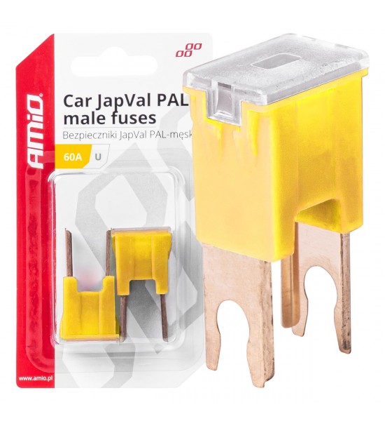Siguranțe auto JAPVAL PAL tată 2 buc. 60A AMIO-03409