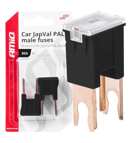 Siguranțe auto JAPVAL PAL tată 2 buc. 80A AMIO-03410