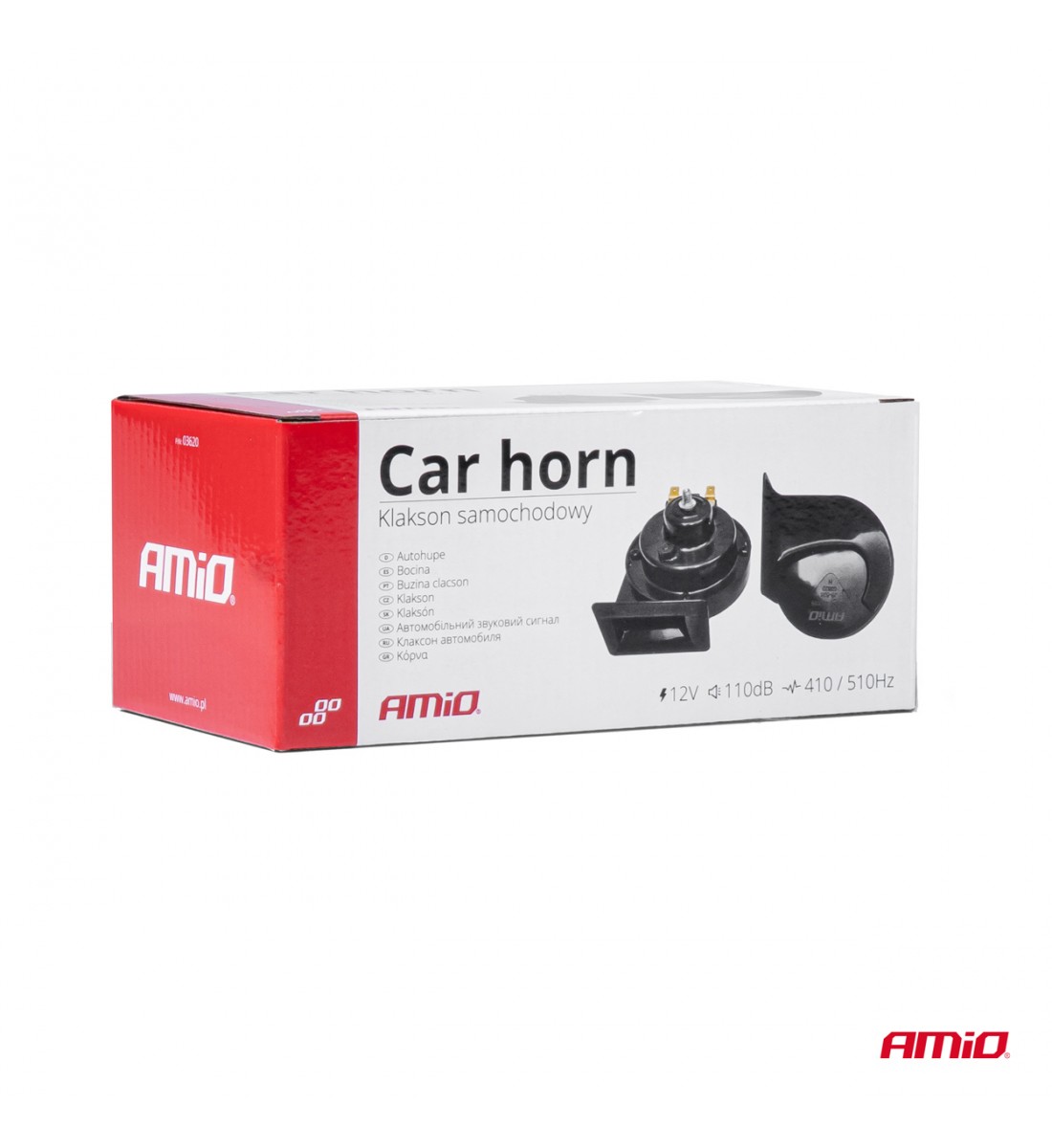 Claxon 12V 2buc AMIO-03620 Claxon 12V 2buc AMIO-03620