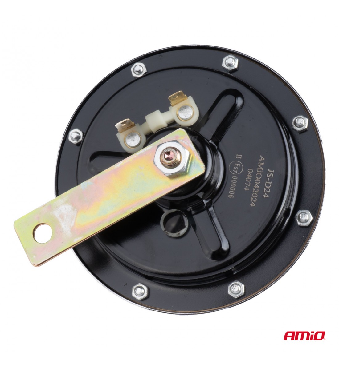 Claxon cromat 125 mm 12V AMIO-04074 Claxon cromat 125 mm 12V AMIO-04074
