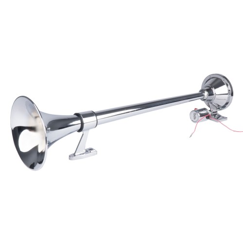 Claxon cromat  640mm 12V 24V AMIO-04076