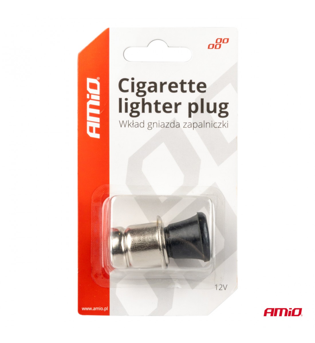 Mufa brichetă auto 12V AMIO-04356 Mufa brichetă auto 12V AMIO-04356