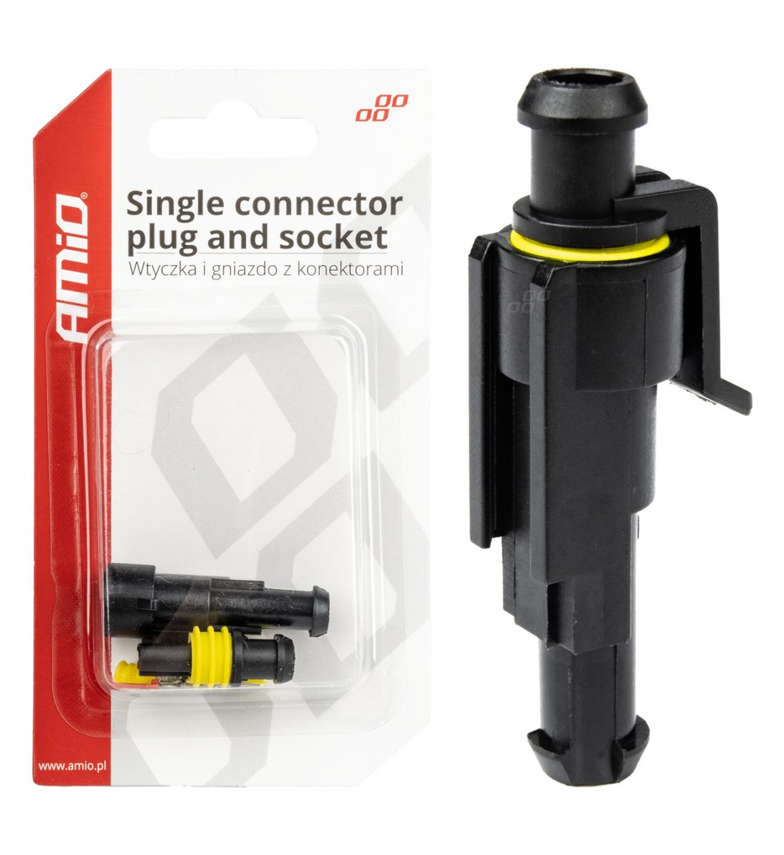 Mufă cub superseal conector ermetic 1 PIN AMIO-03517