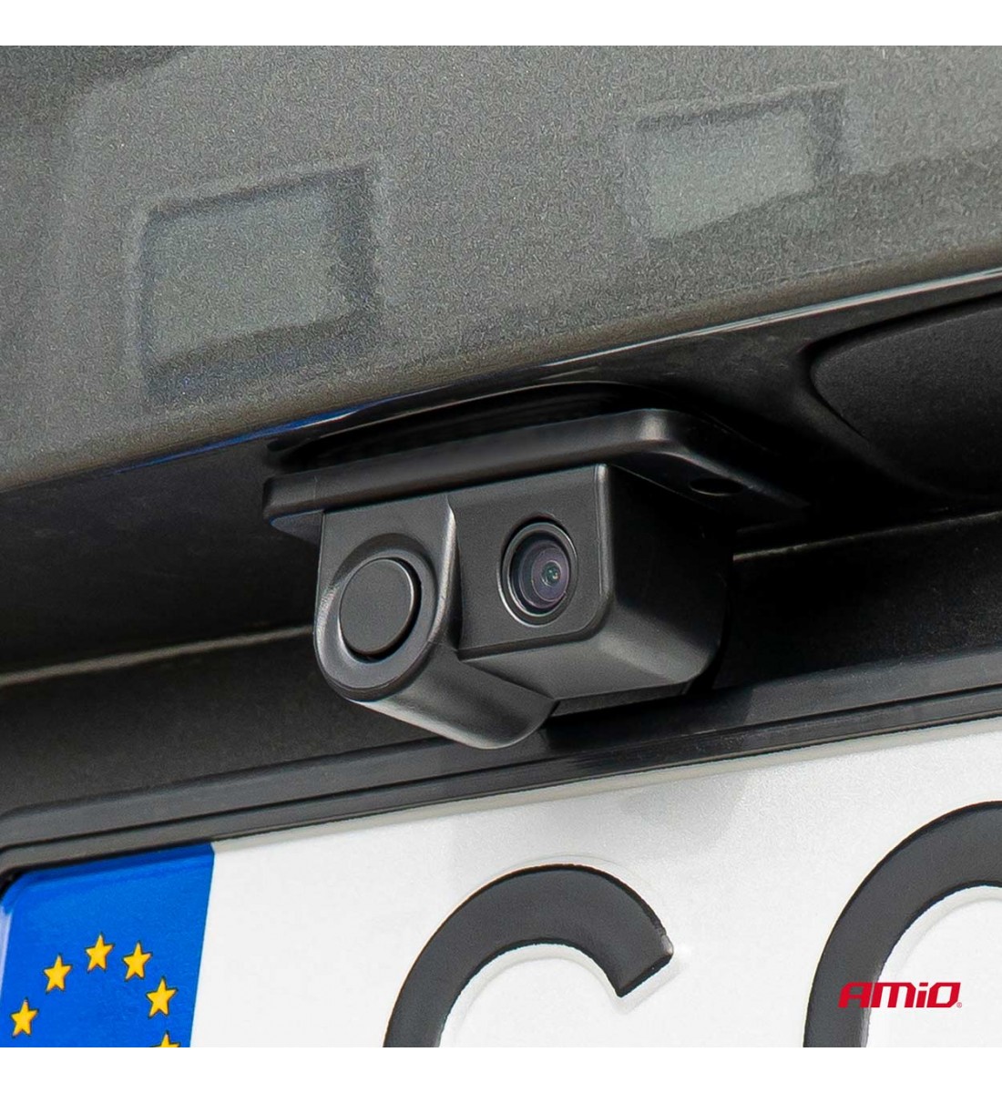 Cameră de marșarier cu senzor de parcare 2in1 720p 12V HD-601 AMIO-03540