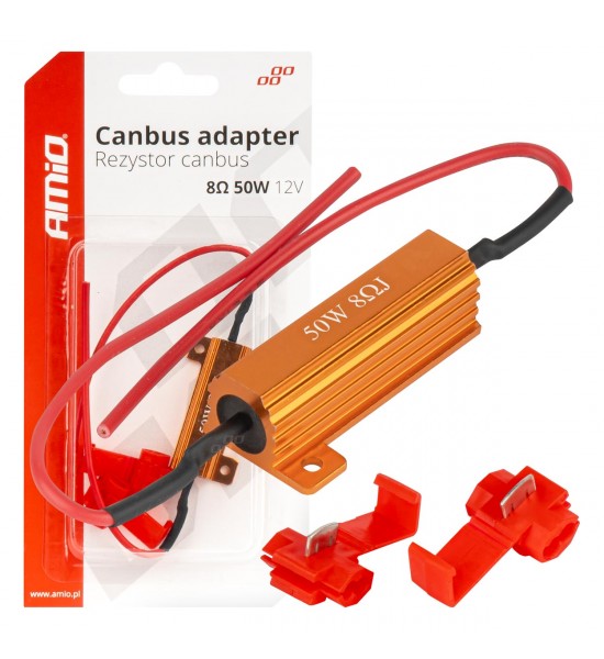 Rezistor releu LED Canbus 8Ω 50W AMIO-04095