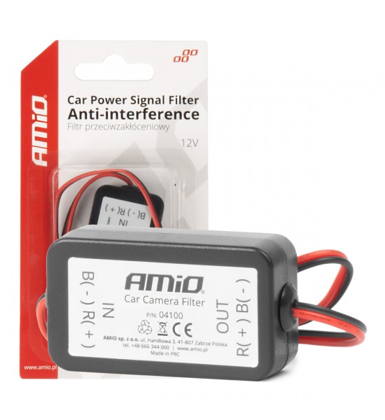 Filtru auto anti-interferente 12V AMIO-04100