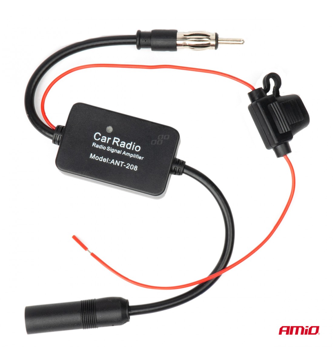 Amplificator antenă auto anti-interferențe 12V AMIO-04133