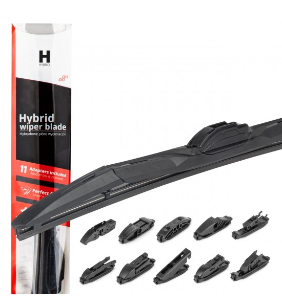 Stergător hibrid multiconnect 14" 350mm 35cm 11 adaptoare AMIO-02201