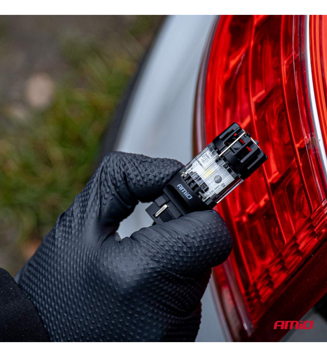 Bec LED LumiTec T20S 7440 W21W 12V FULL CANBUS alb 1 buc AMIO-04686