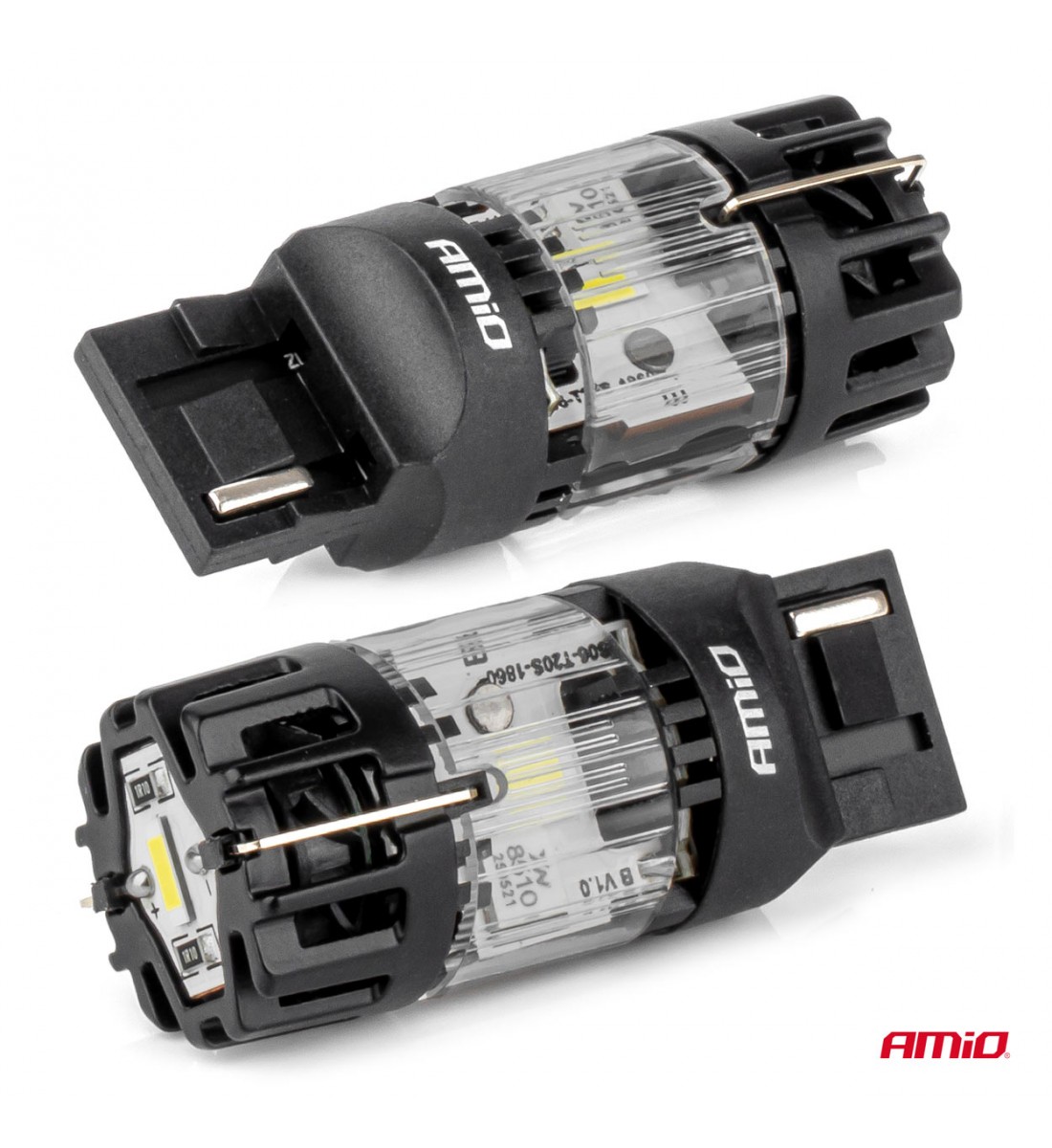 Bec LED LumiTec T20S 7440 W21W 12V FULL CANBUS alb 1 buc AMIO-04686