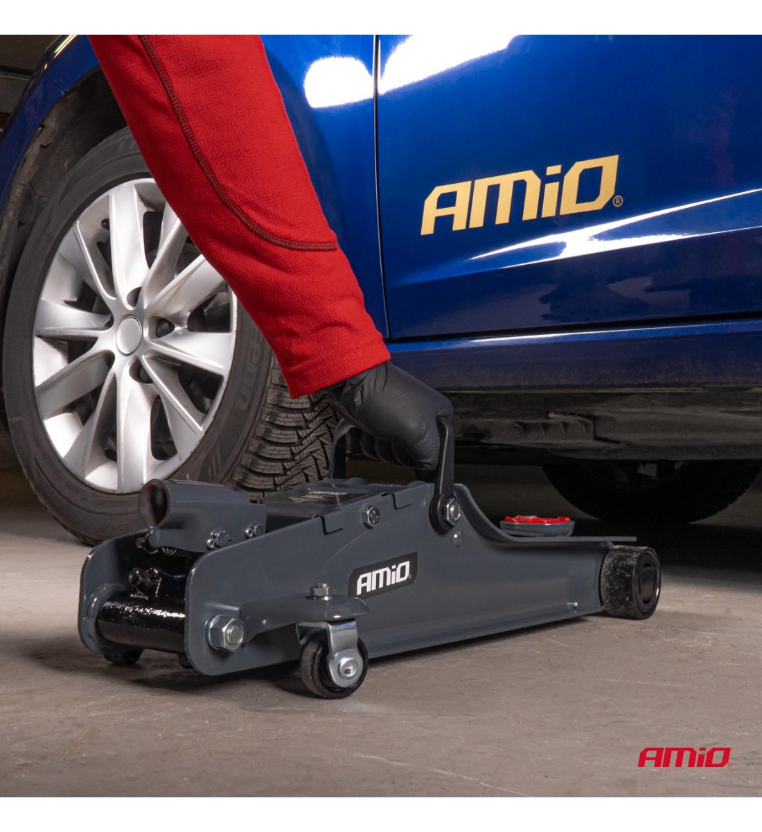 Cric hidraulic cu profil redus CE 2,5T de înaltă calitate Cric hidraulic cu profil redus CE 2,5T de înaltă calitate