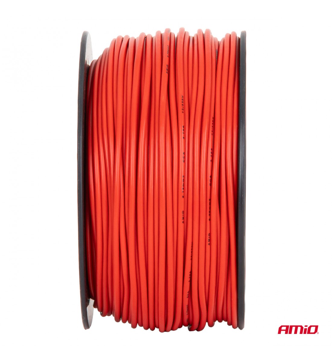 Cablu roșu monofilar CCA 1x0.75mm2 100m 3.75A 12/230V AMIO-04450 Cablu roșu monofilar CCA 1x0.75mm2 100m 3.75A 12/230V AMIO-04450