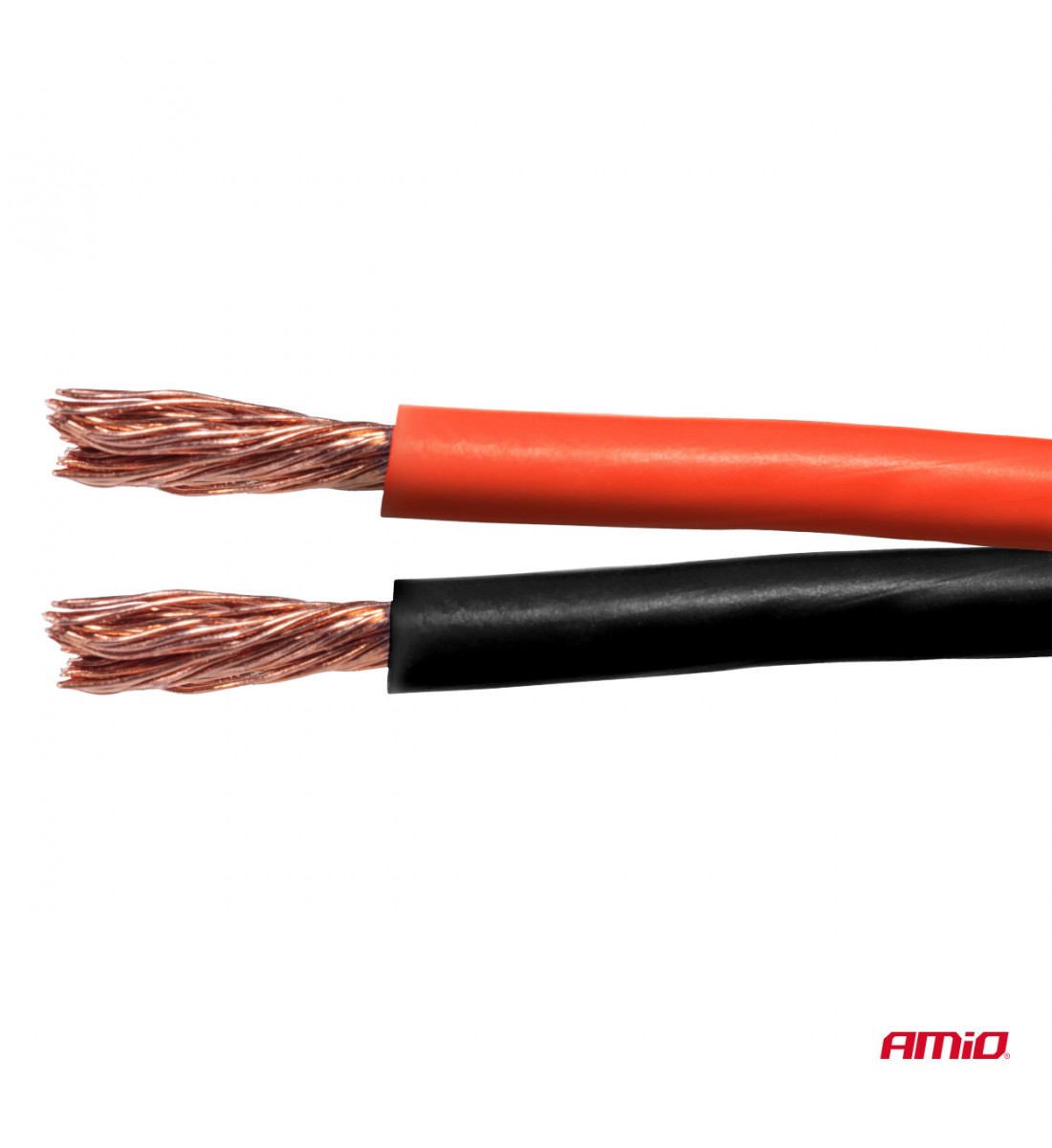 Cablu difuzor bifilar CCA 2x2.5mm2 50m 12.5A AMIO-04460 Cablu difuzor bifilar CCA 2x2.5mm2 50m 12.5A AMIO-04460