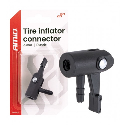 Adaptor compresor plastic 6mm AMIO-04501