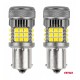 Becuri LED CANBUS seria PRO 1156 BA15S P21W R10W R5W 36x3030 SMD FAN Alb 12V 24V AMIO-03722