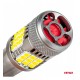 Becuri LED CANBUS seria PRO 1156 BA15S P21W R10W R5W 36x3030 SMD FAN Alb 12V 24V AMIO-03722