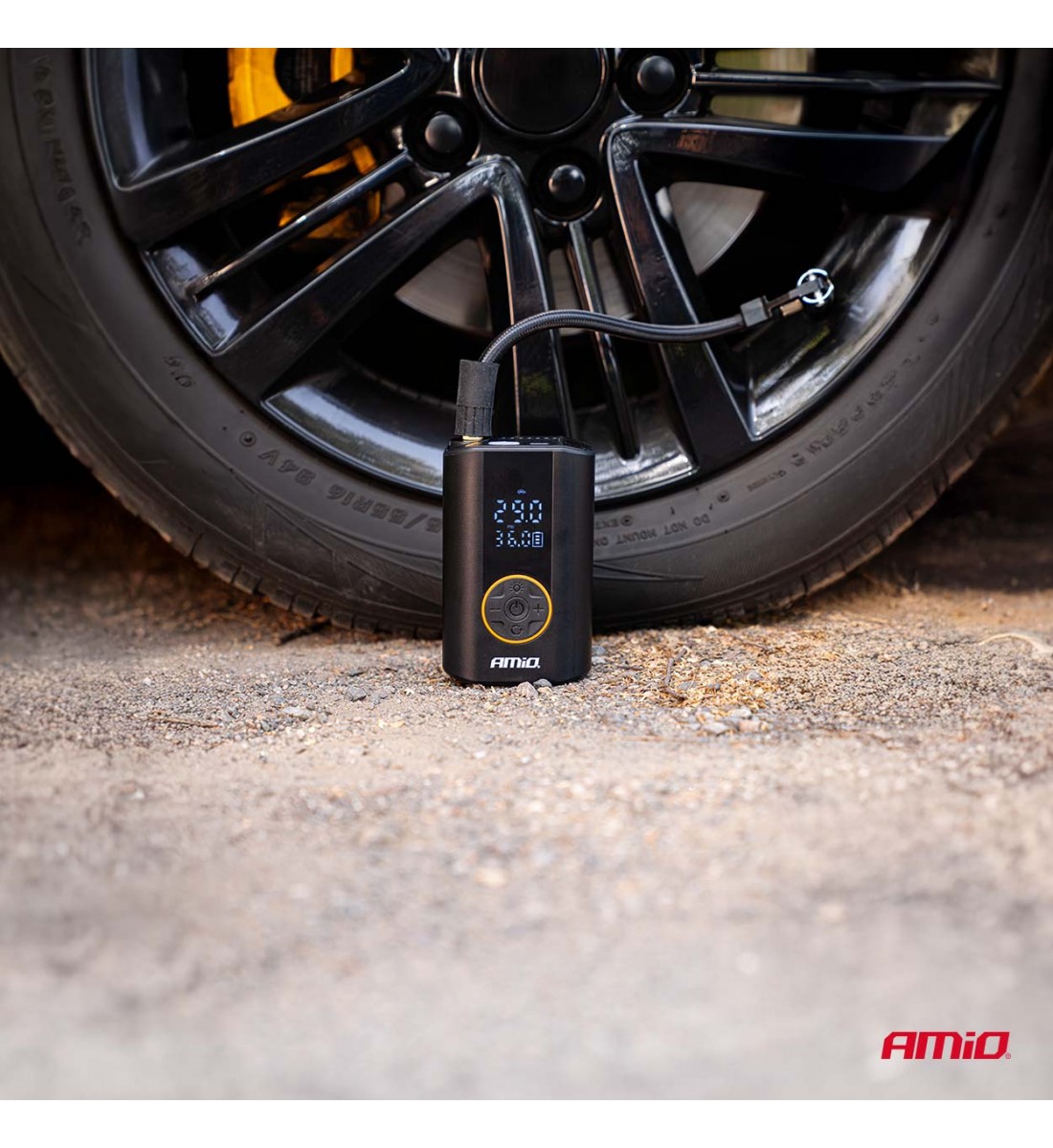 Compresor de aer portabil LED 40W USB-C ACOMP-25 AMIO-04414