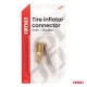 Adaptor pentru umflarea anvelopelor din aliaj de zinc, 6 mm, AMIO-04493
