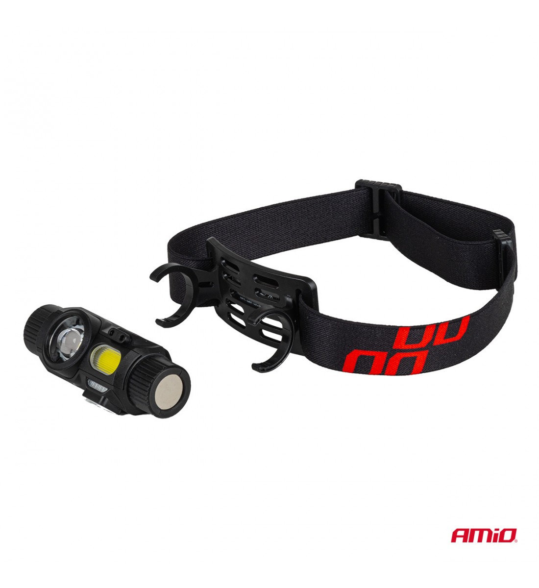 Lanternă frontală reîncărcabilă cu senzor de mișcare XPG+COB 1200mAh (BATT) AMIO-04662