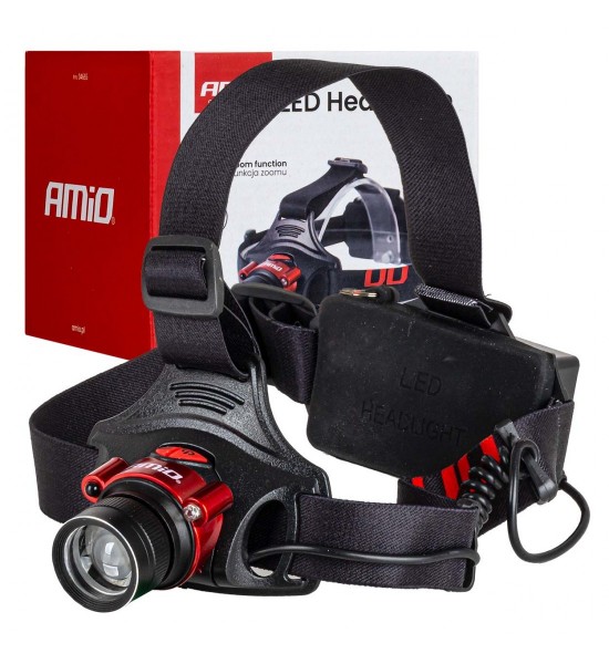 Lanternă frontală reîncărcabilă T6 3600mAh (BATT) AMIO-04665