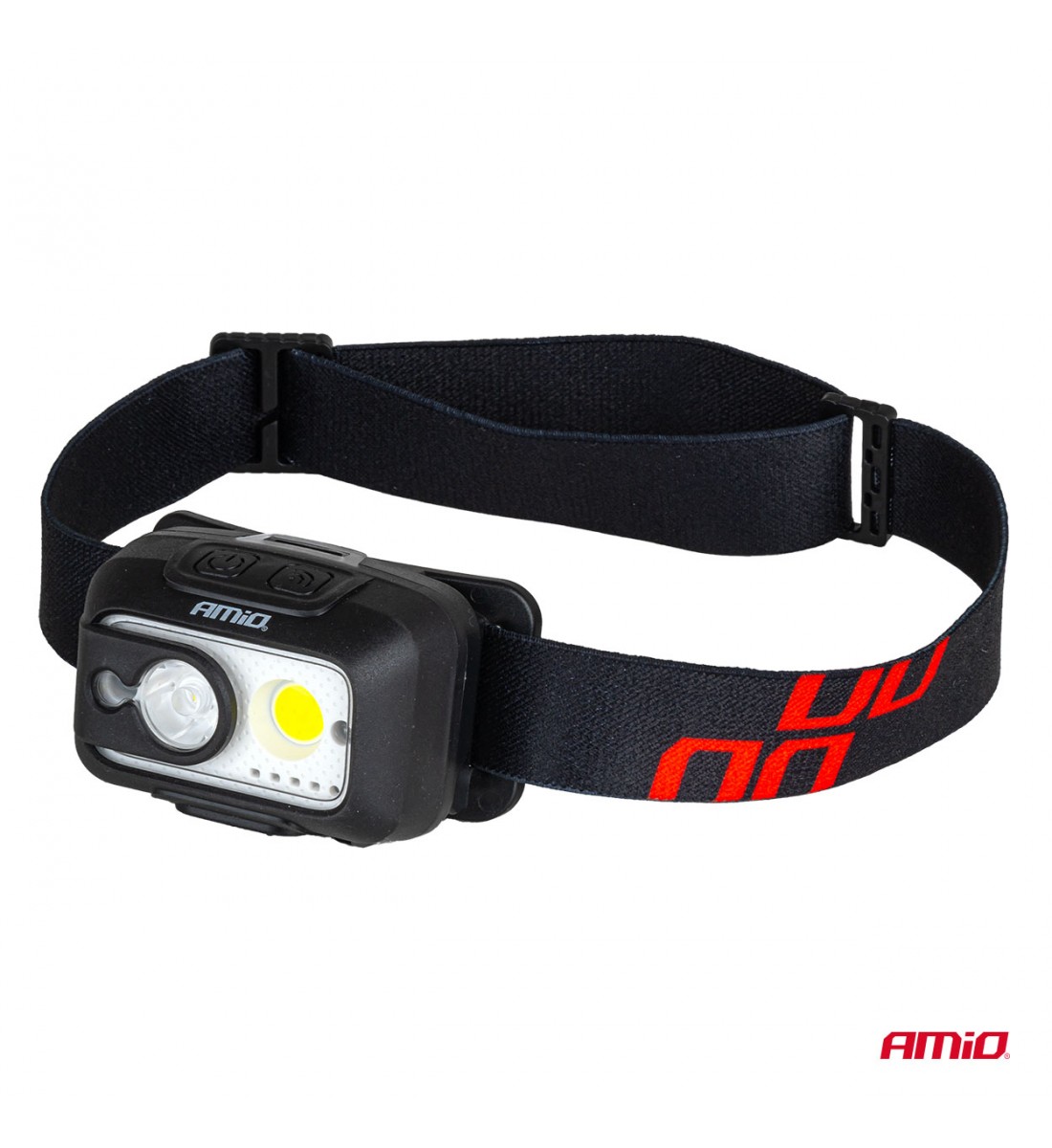 Lanternă frontală reîncărcabilă cu senzor de mișcare XPG+COB 1800mAh (BATT) AMIO-04667