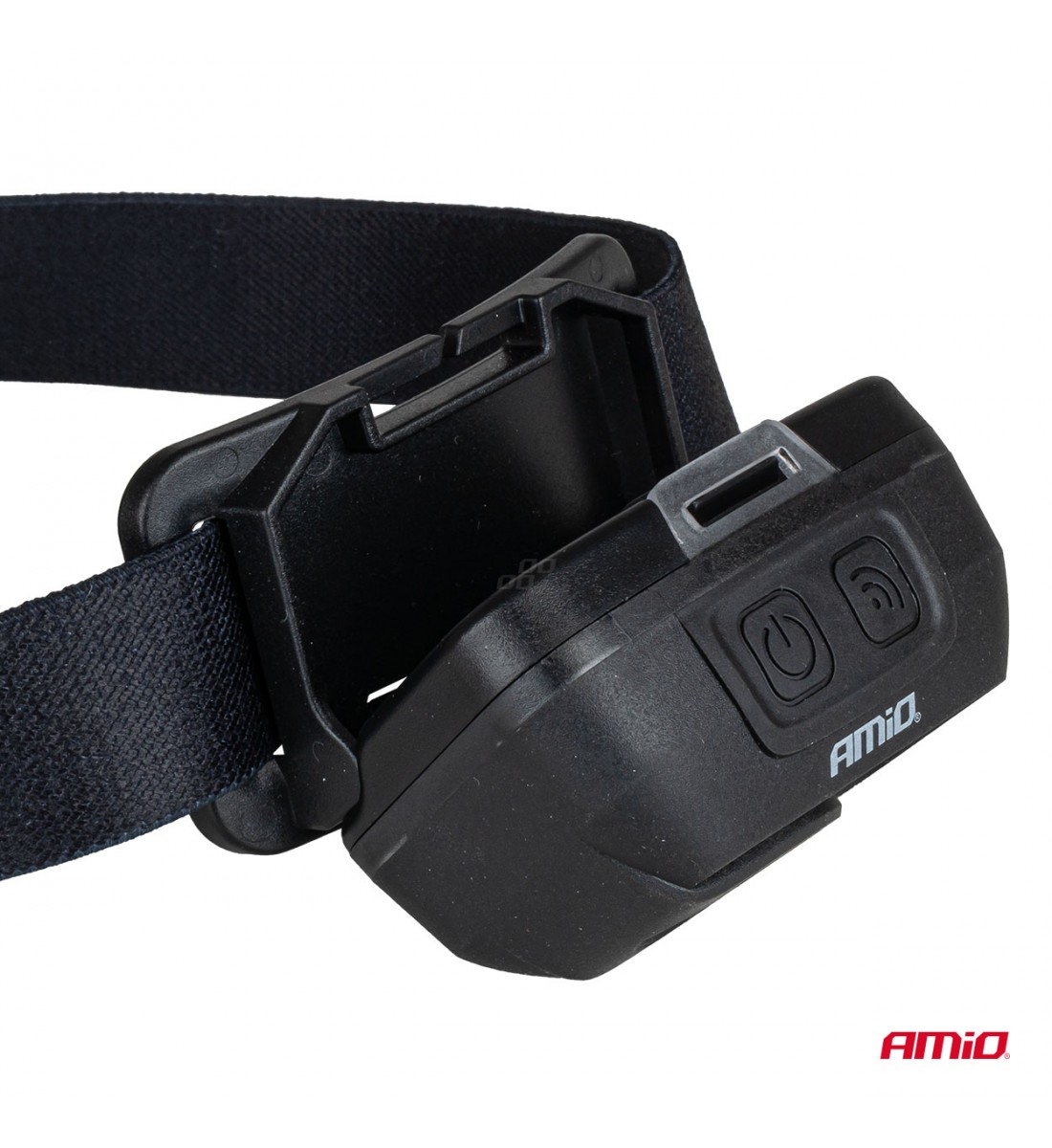 Lanternă frontală reîncărcabilă cu senzor de mișcare XPG+COB 1800mAh (BATT) AMIO-04667