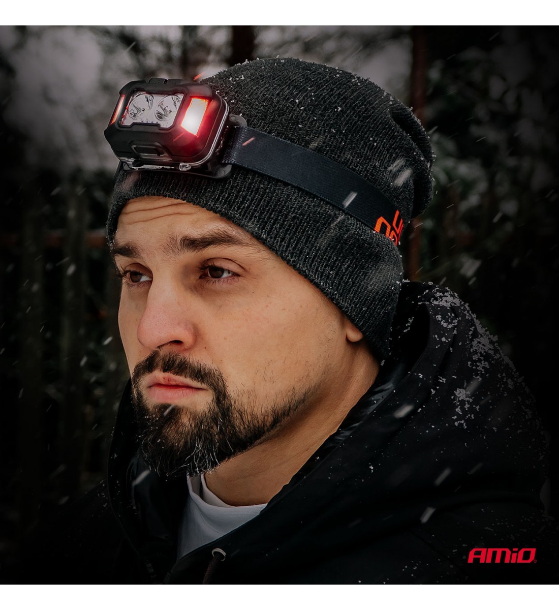 Lanternă frontală reîncărcabilă 2xXPG+10SMD 1800mAh SUPER BRIGHT (BATT) AMIO-04668