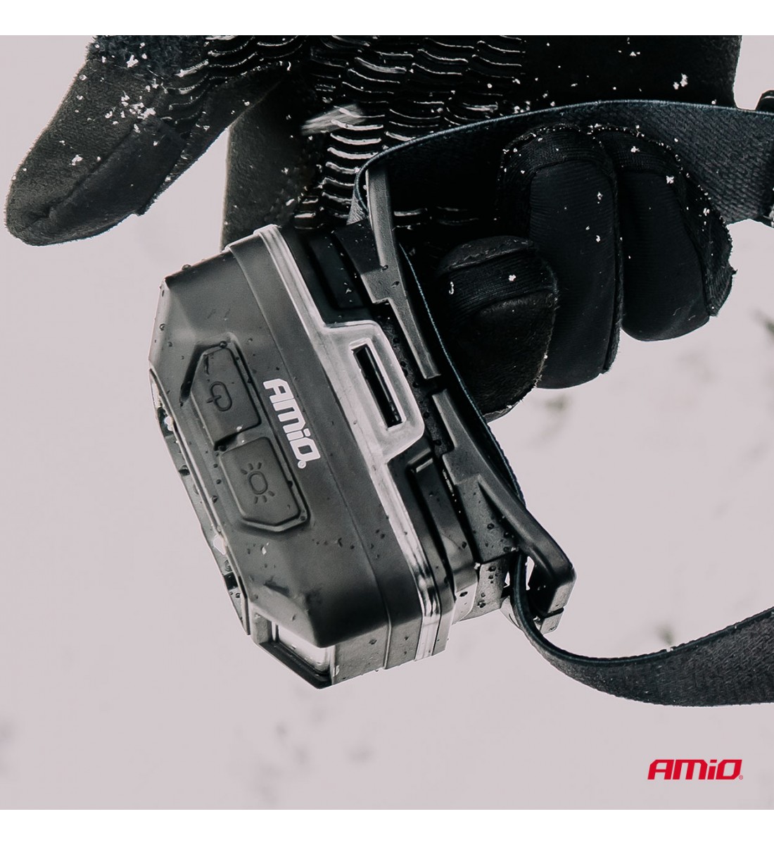 Lanternă frontală reîncărcabilă 2xXPG+10SMD 1800mAh SUPER BRIGHT (BATT) AMIO-04668