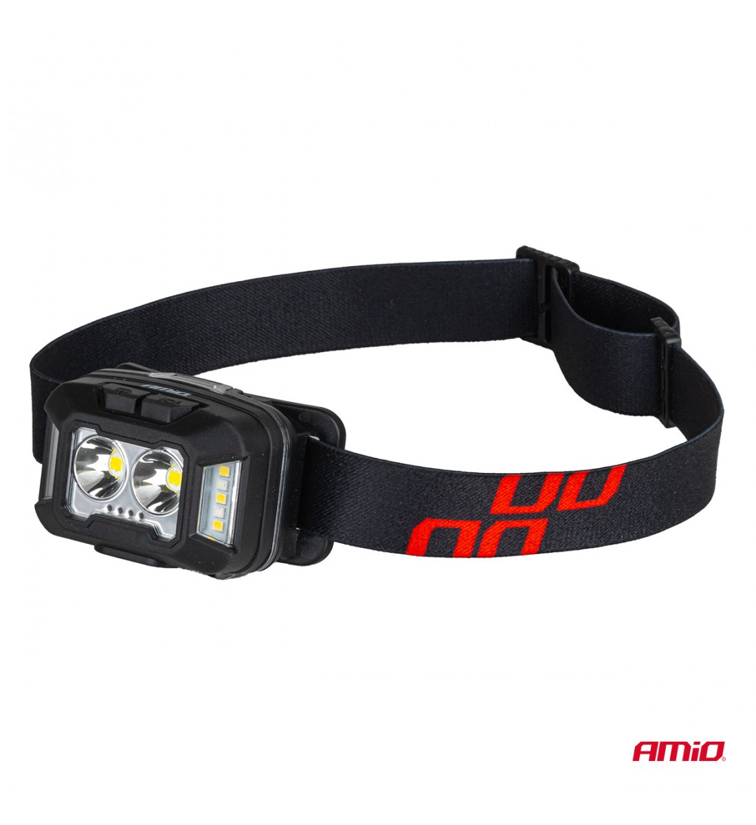 Lanternă frontală reîncărcabilă 2xXPG+10SMD 1800mAh SUPER BRIGHT (BATT) AMIO-04668