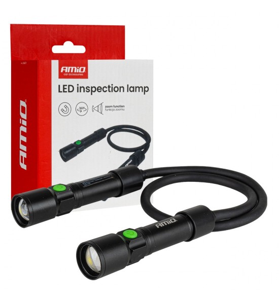 Lampă reîncărcabilă pentru inspecția gâtului 2xP50 1000mAh (BATT) AMIO-04671