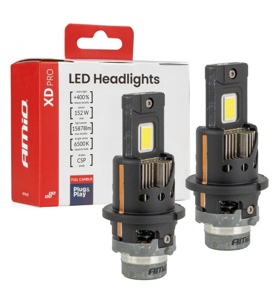Set Becuri auto XD PRO D4S D4R FULL CANBUS LED AMIO-04682